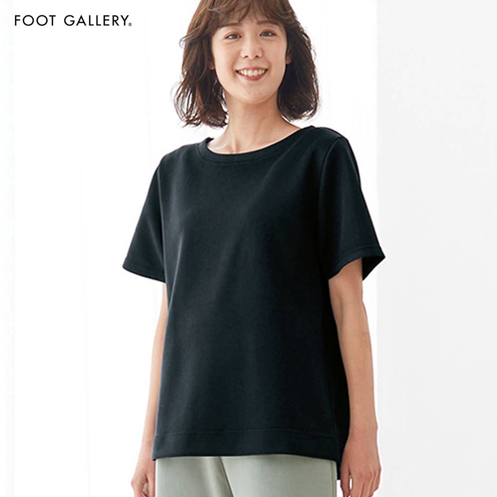 紙板針織短袖套頭衫 【SALE】